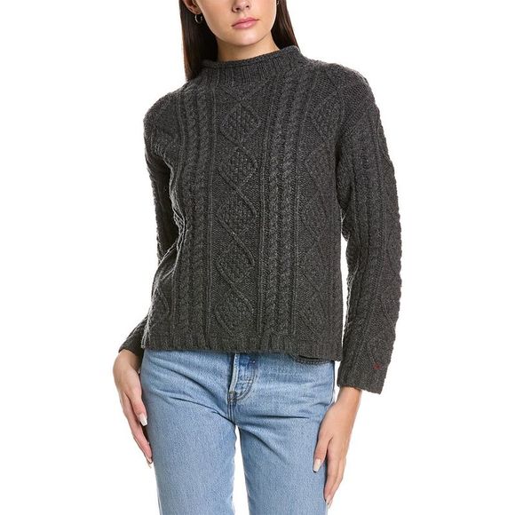 Frances Valentine Sweaters - Frances Valentine Fisherman Skipper Wool Sweater